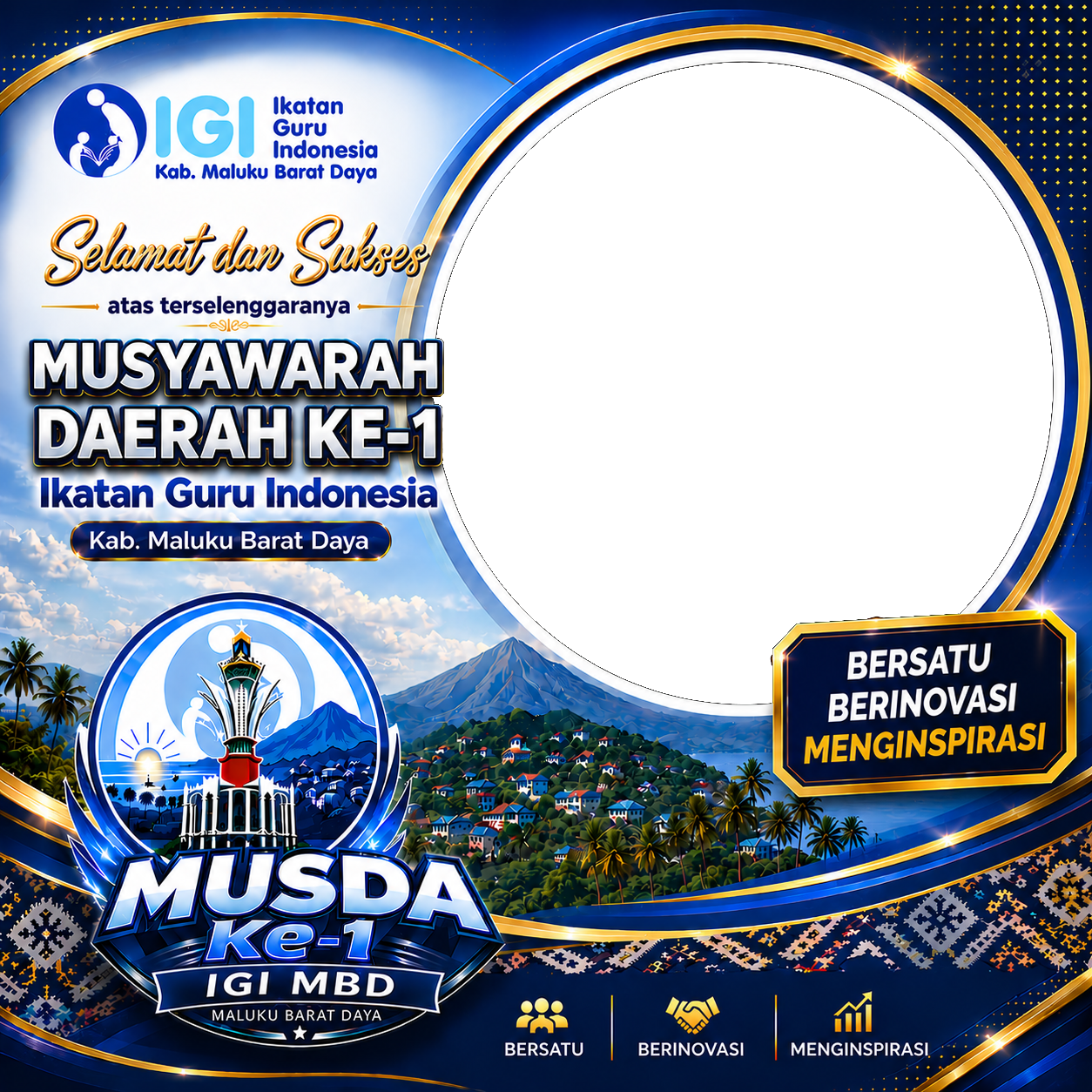 MUSDA KE-1 IGI KAB. MBD - Bingkai utama logo igi
