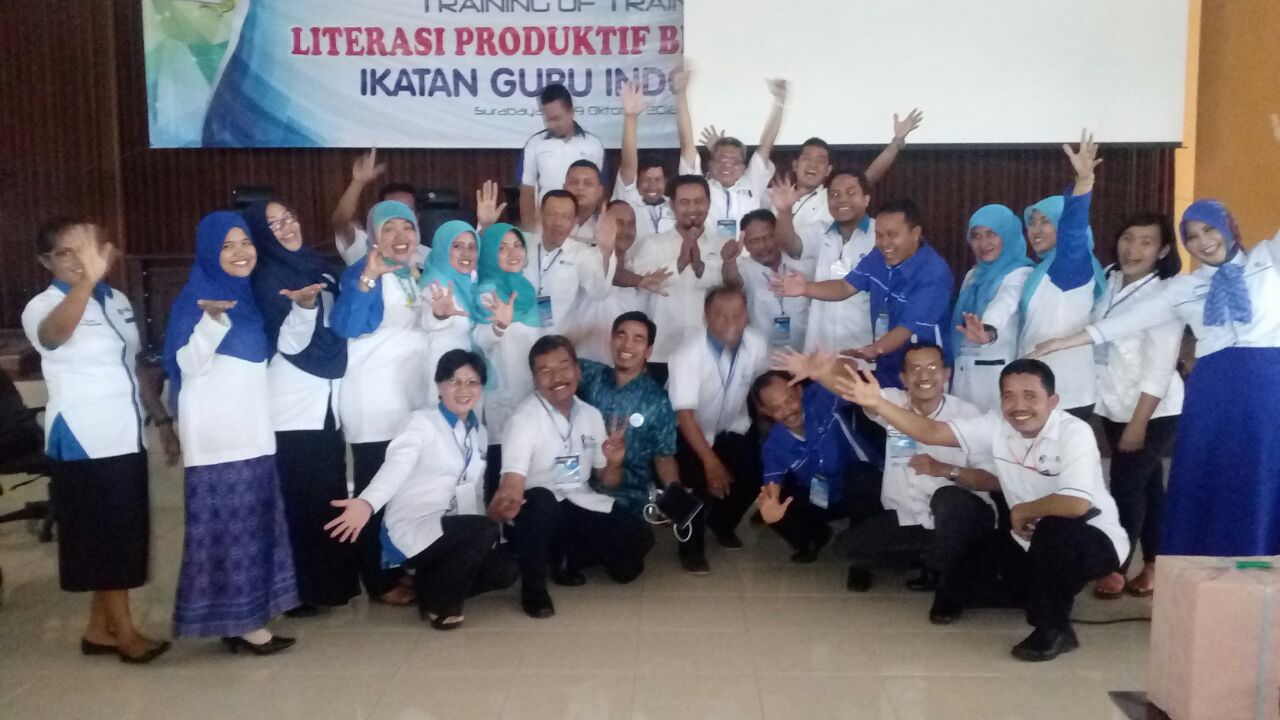 ToT Literasi Produktif IGI,  mari "gila" belajar bersama IGI