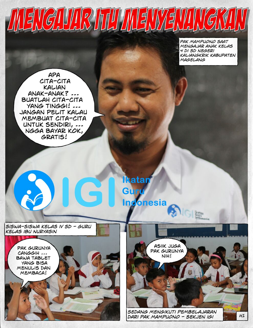KOMIK - Mengajar Itu Menyenangkan
