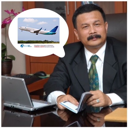 TERIMA KASIH DIRJEN GTK : GARUDA MILES TERBANGKAN 40 CALON PELATIH NASIONAL IGI