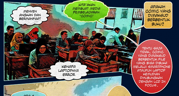 Belajar Komik dengan IGI di Kaki Pegunungan Meratus