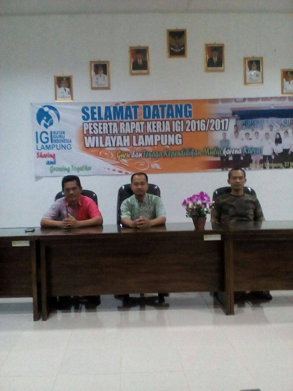 IGI Lampung Gelar Rapat Kerja di Hari Guru Nasional 2016