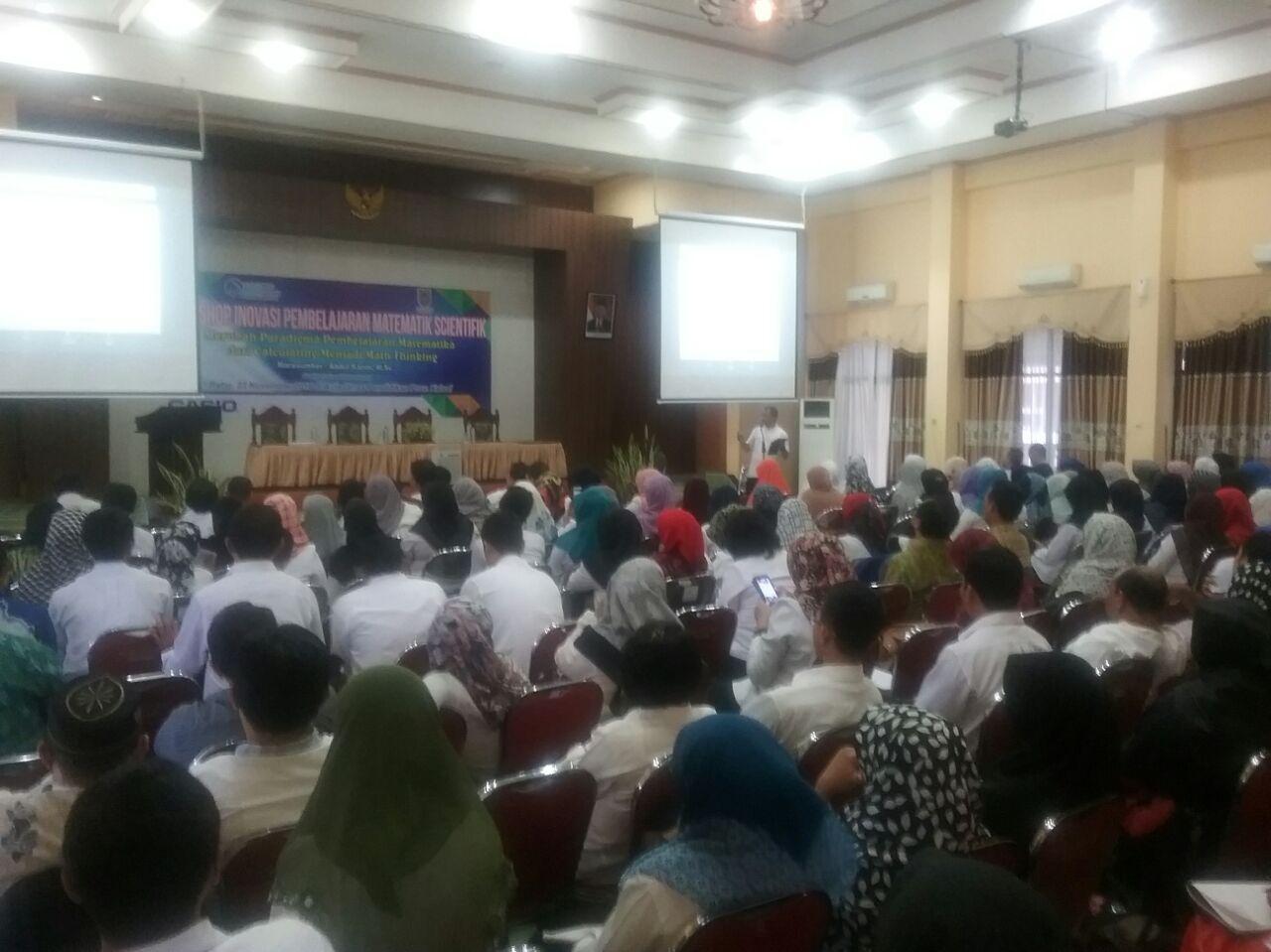 200 Guru Matematika dan IPA Datangi Dinas Pendidikan Prov. Kalsel