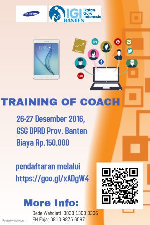 IGI Banten Akan Cetak Pelatih Guru Melalui TOC