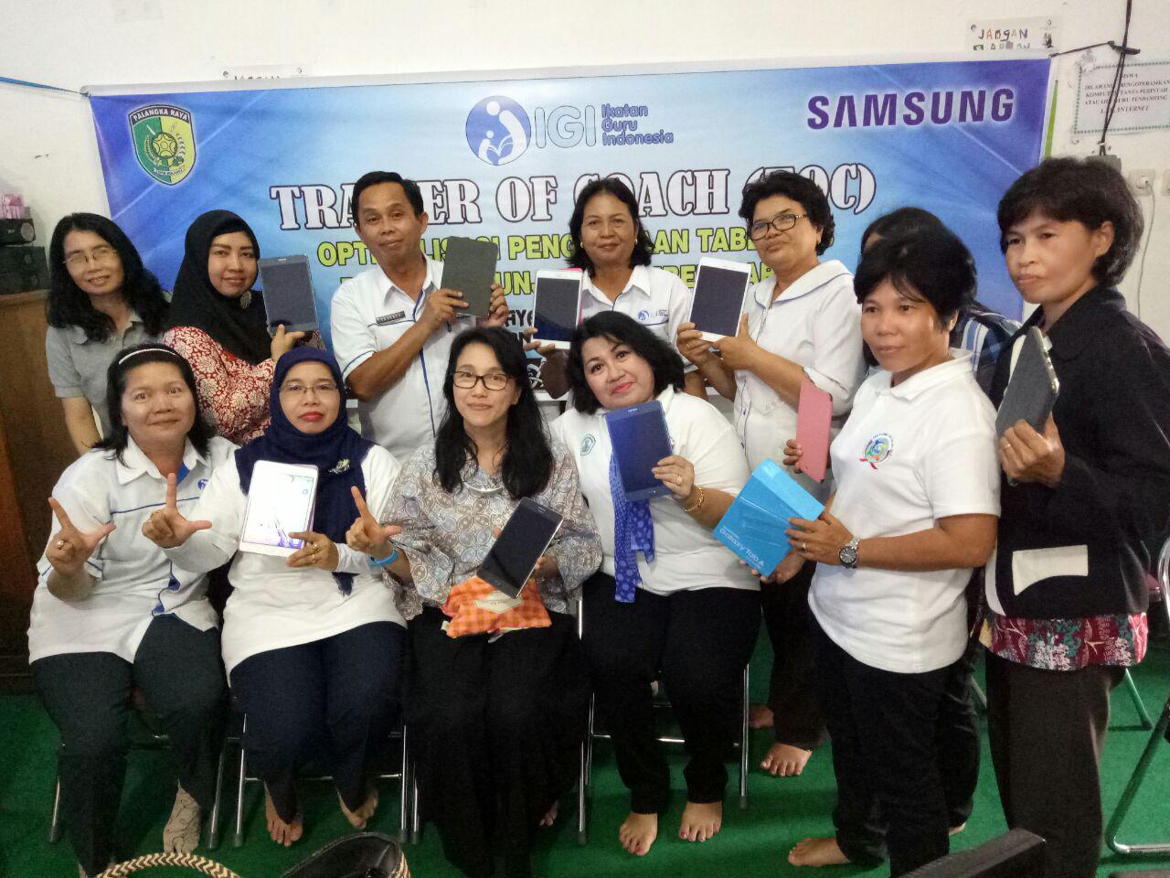Training of Coach (TOC) Prov. Kalteng Diikuti 50 Guru