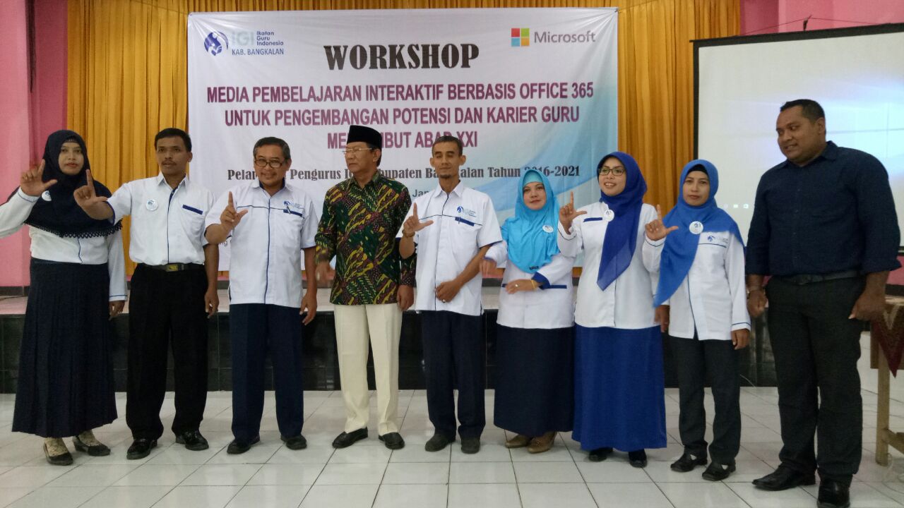 Wakil Bupati Bangkalan Ikut Hadiri Pelantikan IGI Cab. Bangkalan Madura