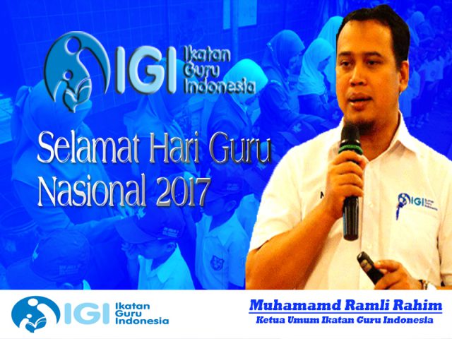 HGN 2017, IGI: Program Pengembangan Kompetensi Guru Belum Maksimal