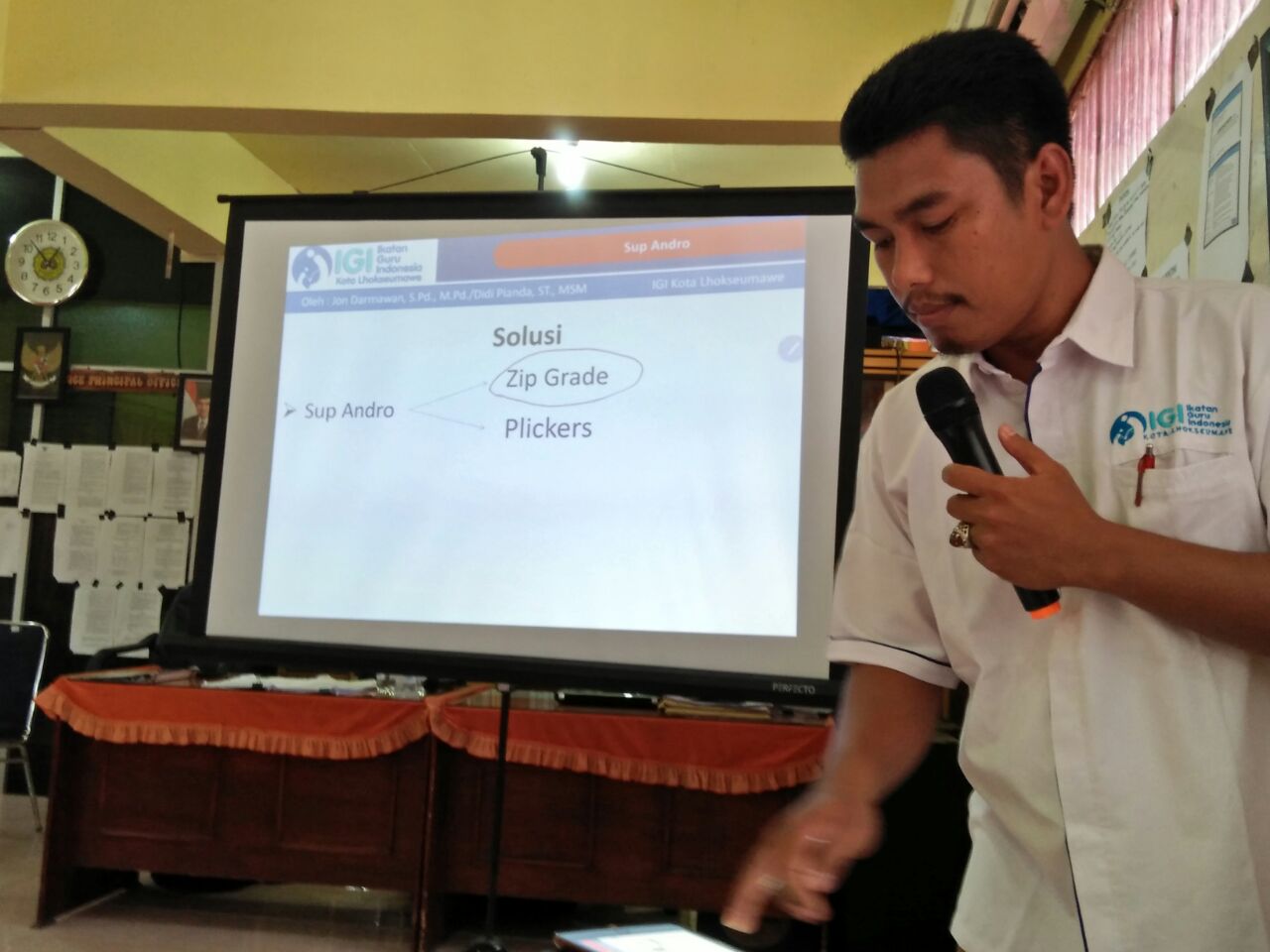 IGI Lhokseumawe Visit School Perkenalkan Sup Andro