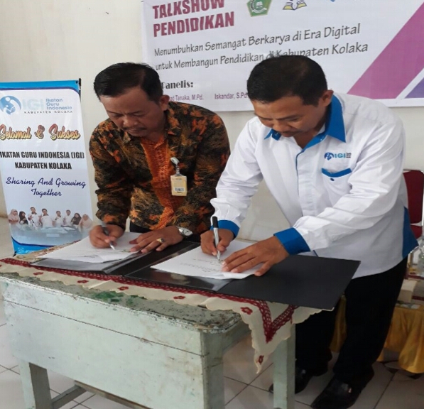 IGI Kolaka Tandatangani MoU Kerjasama dengan UPBJJ-UT Kendari