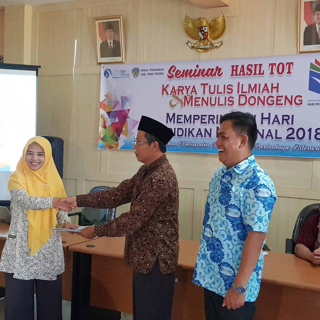 IGI Kab. Tana Tidung, Kaltara Gelar Seminar Hasil ToT Karya Tulis Ilmiah dan Menulis Dongeng