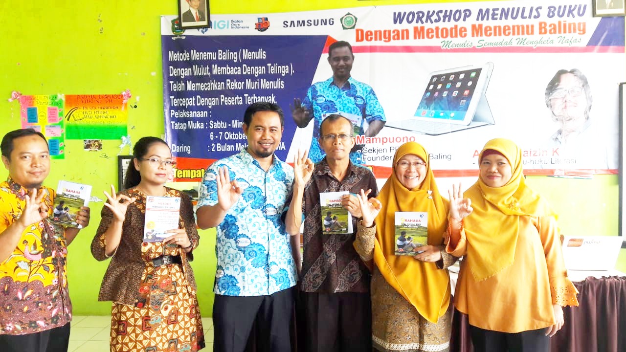 IGI BANJARNEGARA BERGERAK, GURU DAN SISWA BERGABUNG UNTUK MENULIS SEMUDAH MENGHELA NAFAS