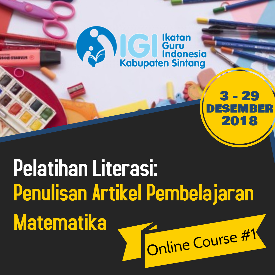 Jangkau Guru Daerah 3T, IGI Sintang Siapkan Pelatihan Online Gratis