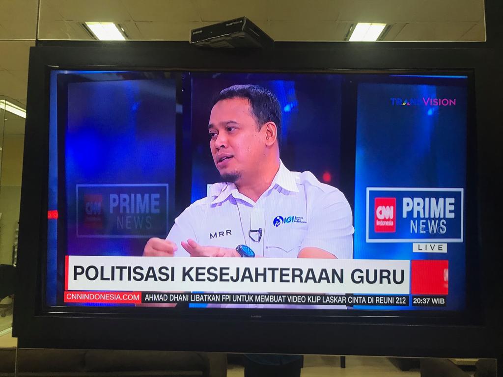 MRR: Masalahnya bukan Gaji 20 juta, Tapi Terjadi Ketimpangan Penghasilan Guru