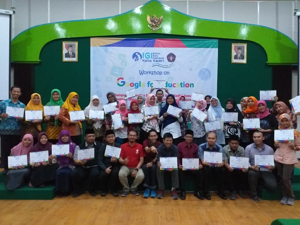 Workshop Google for Education IGI Kota Kediri, Jawa Timur