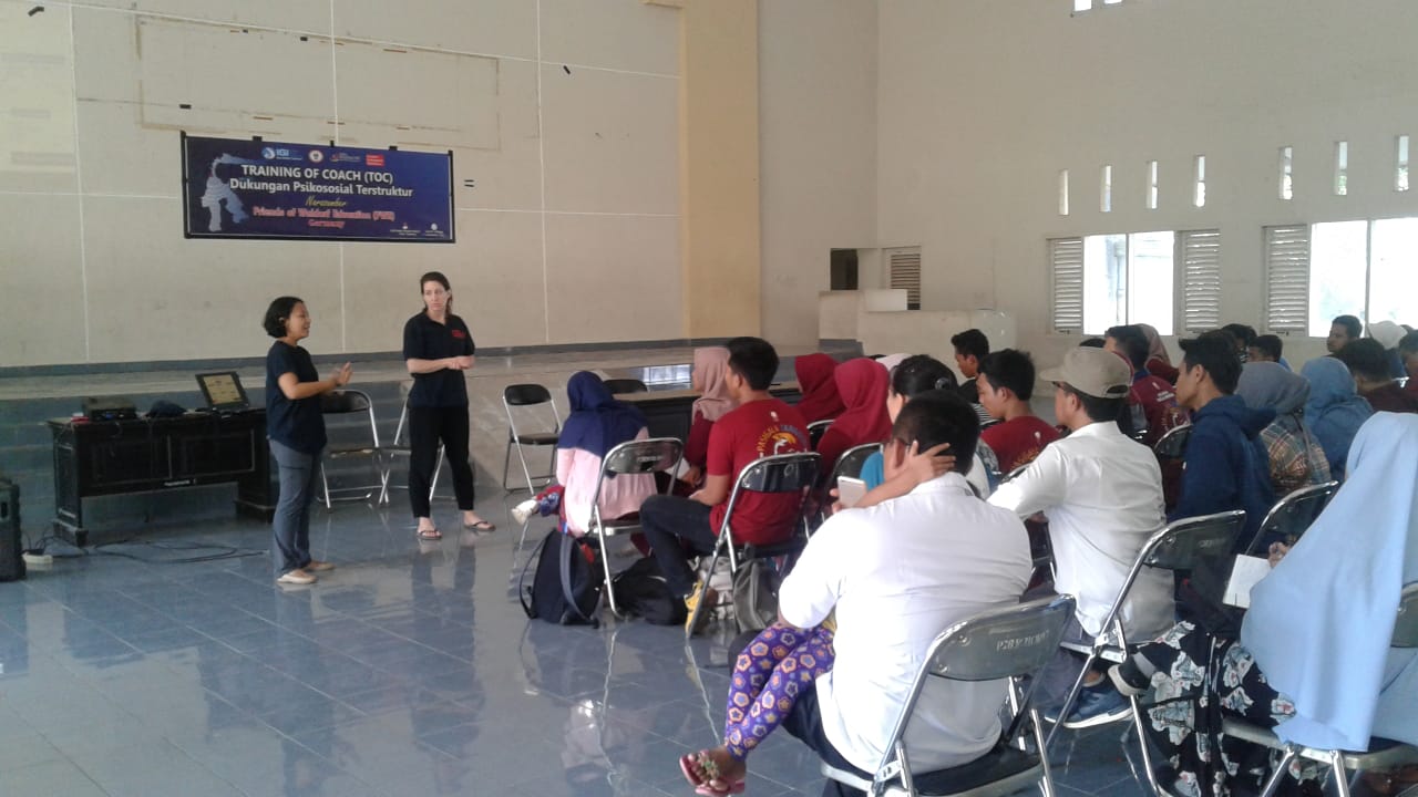 IGI Sulteng Tuntaskan TOC Dukungan Psikososial Terstruktur dan Pola Belajar di luar Kelas Paska Bencana