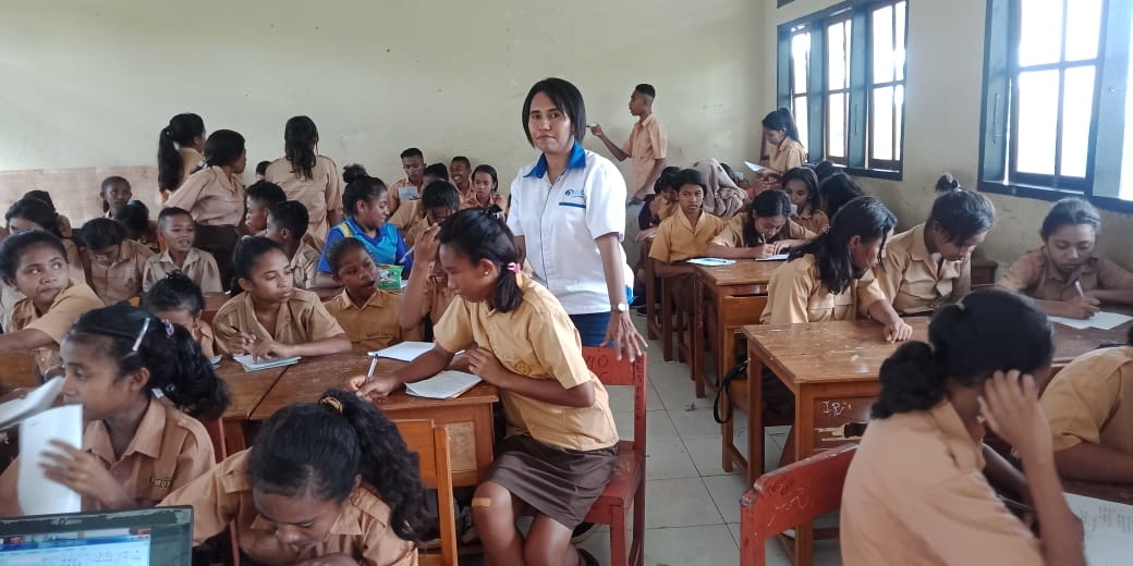 IGI Flotim Teriakan GELIS di SMPN 2 Larantuka