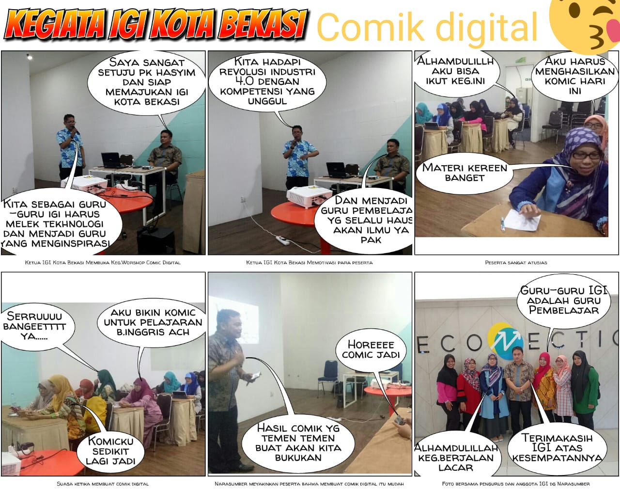 Workshop Comic Digital Bersama IGI Kota Bekasi
