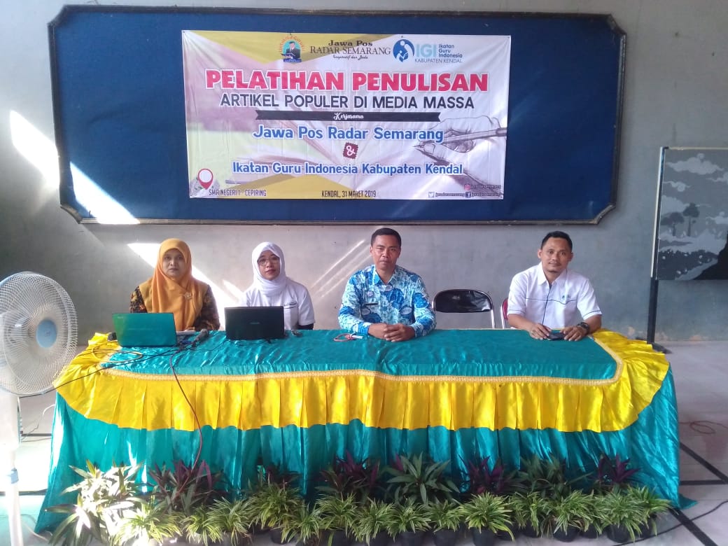 Kebutuhan Literasi Masih Tinggi, IGI Kendal Latih 115 Guru Menulis Artikel Ilmiah Populer