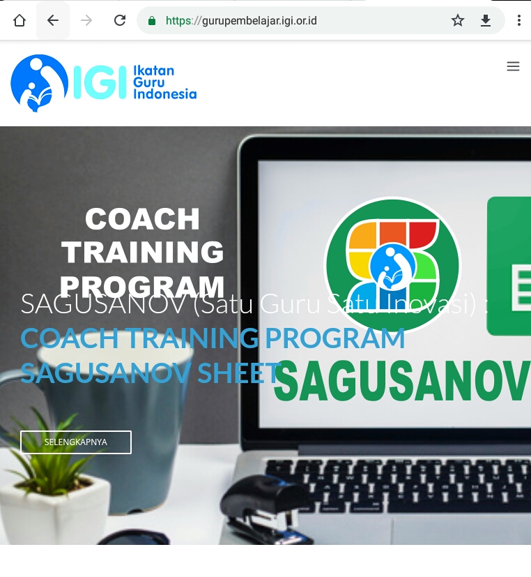 IGI Lahirkan Sistem Kepelatihan Guru Milenial