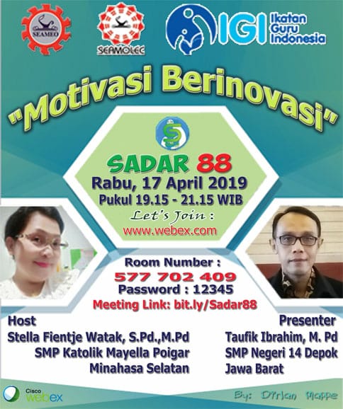 SADAR 88, "TAK BERGERAK MAKA TAK BERKUTIK"
