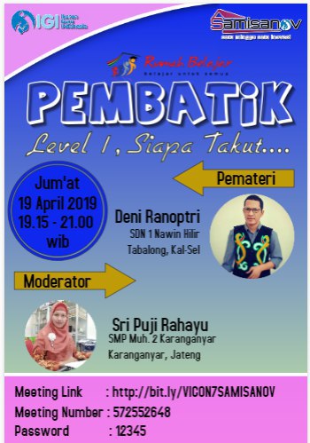 SAMISANOV IGI: "pembaTIK level 1"