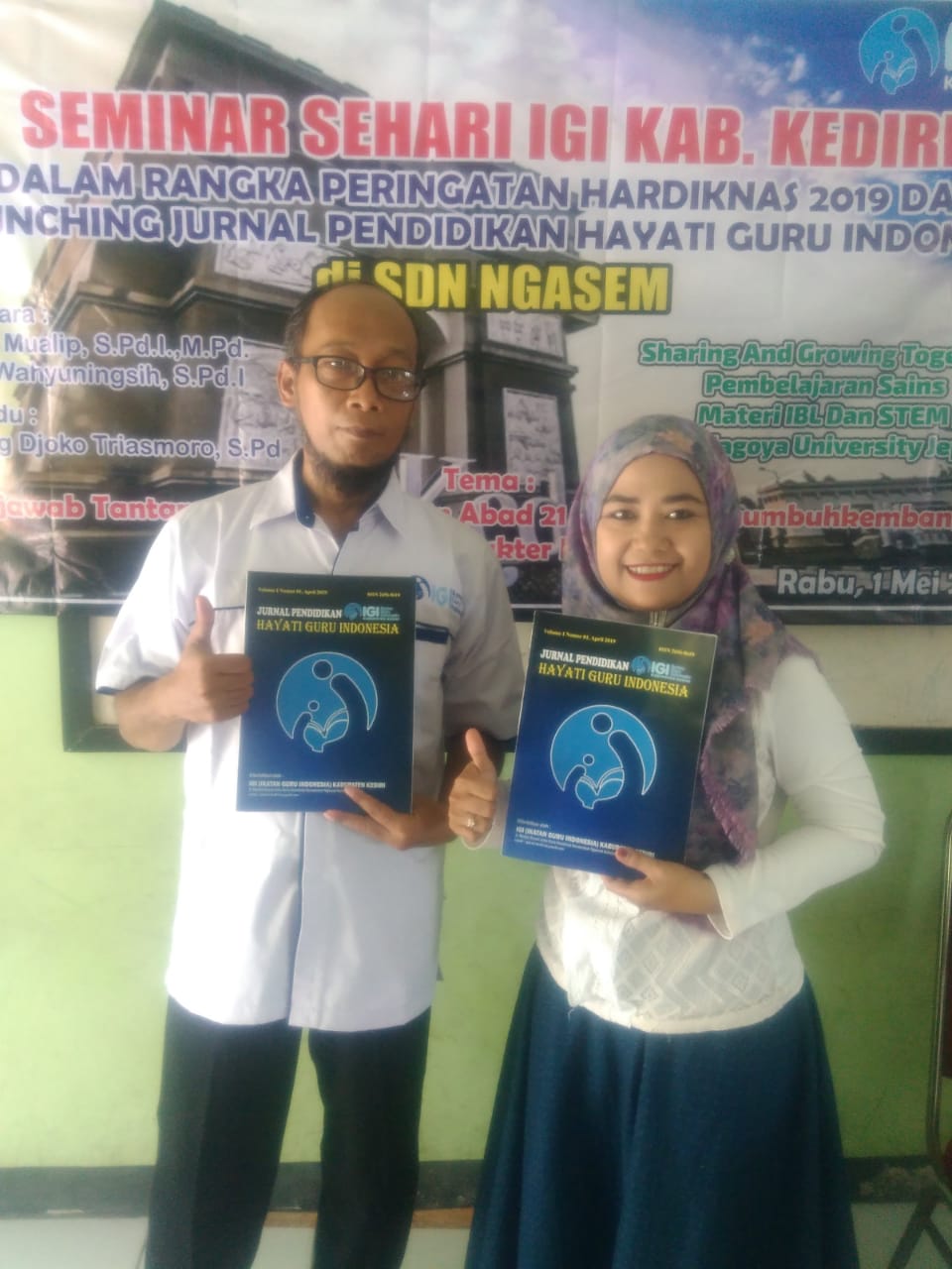 Momen Hardiknas 2019; IGI Kediri Gelar Seminar Sehari dan Launching Jurnal "Hayati Guru Indonesia"