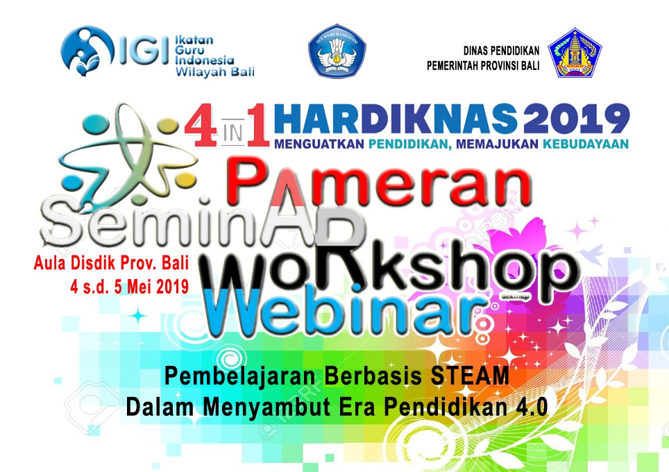 Bersama Disdik, IGI Wilayah Bali Isi Materi STEM Pada 4 in 1 Hardiknas 2019