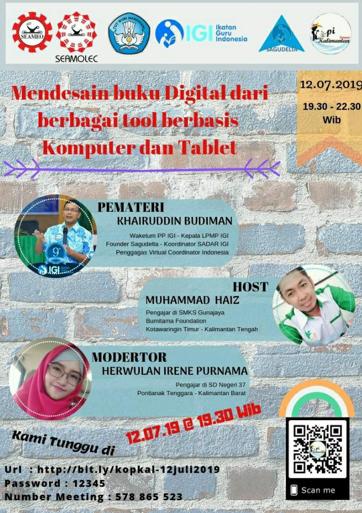 Kopi Kalimantan: Mendesain Buku Digital dari berbagai Tool Berbasis Komputer dan Tablet