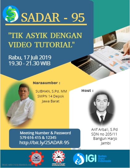 SADAR 95: VISUALISASI MENUNTUN JARI