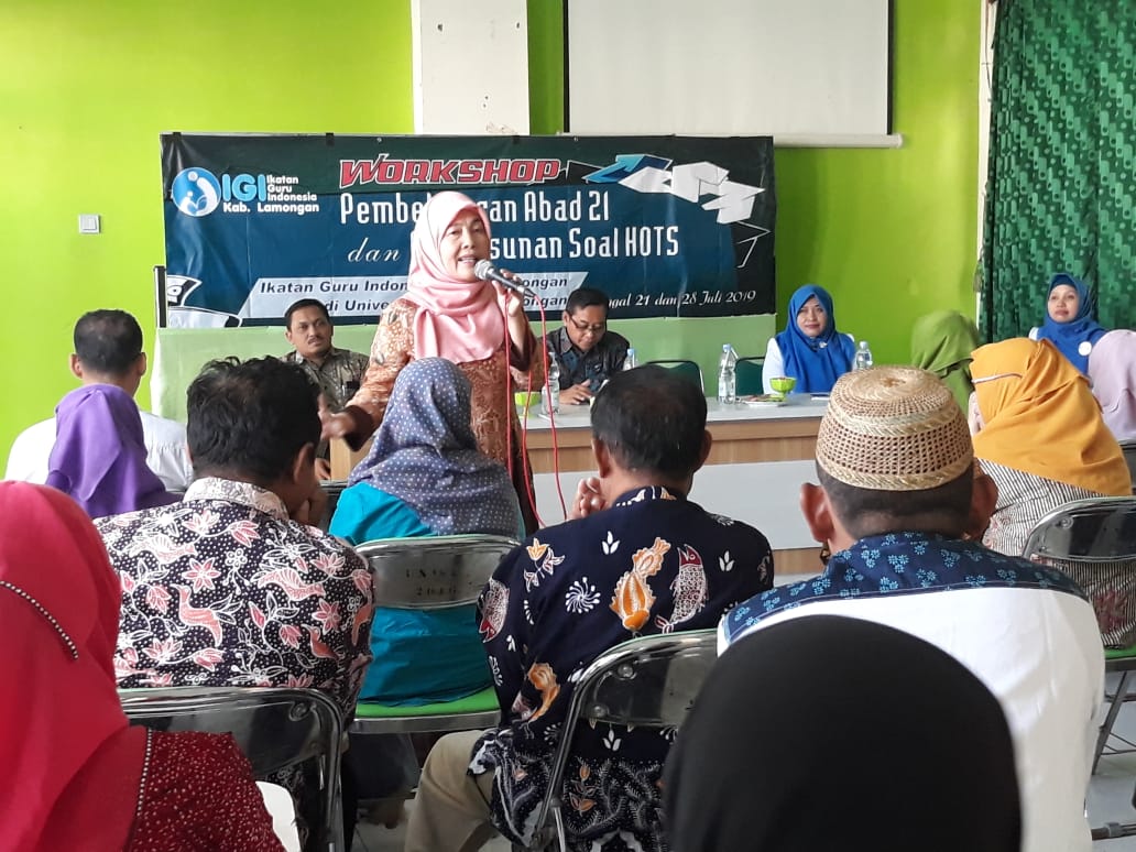 IGI Lamongan Latih Guru Membuat Soal Untuk Kembangkan Nalar Siswa