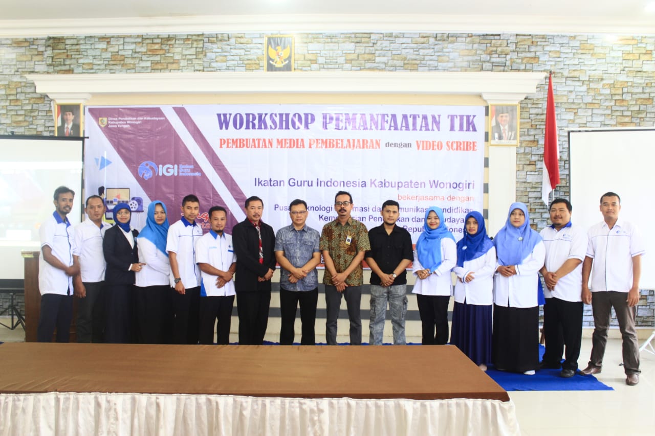 Hadapi Revolusi Industri 4.0, IGI Wonogiri Adakan Workshop Pemanfaatan TIK Pembuatan Media Pembelajaran