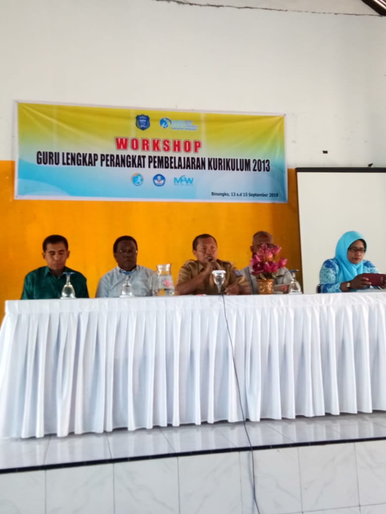 IGI WAKATOBI LAKSANAKAN WORKSHOP GURU LENGKAP PERANGKAT PEMBELAJARAN (GLPP) TAHAP II DI PULAU BINONGKO