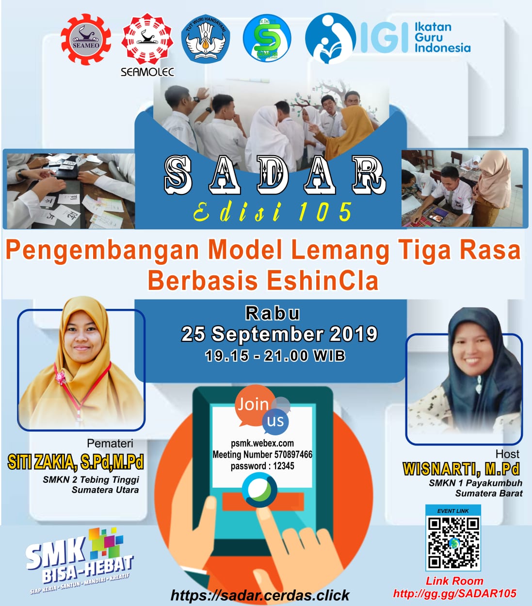 SADAR 105; "SAJIAN NIKMAT DI DALAM KELAS"