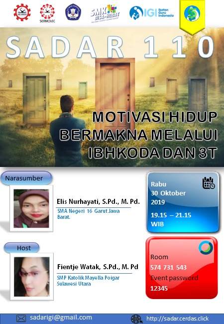 SADAR 110; "MUATAN SPIRITUAL ERA DISRUPSI"