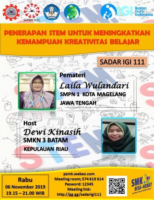 SADAR IGI 111, KREATIF BERMULA DARI SEKOLAH