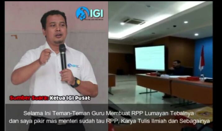 MRR Ketum IGI dan Mendikbud NM