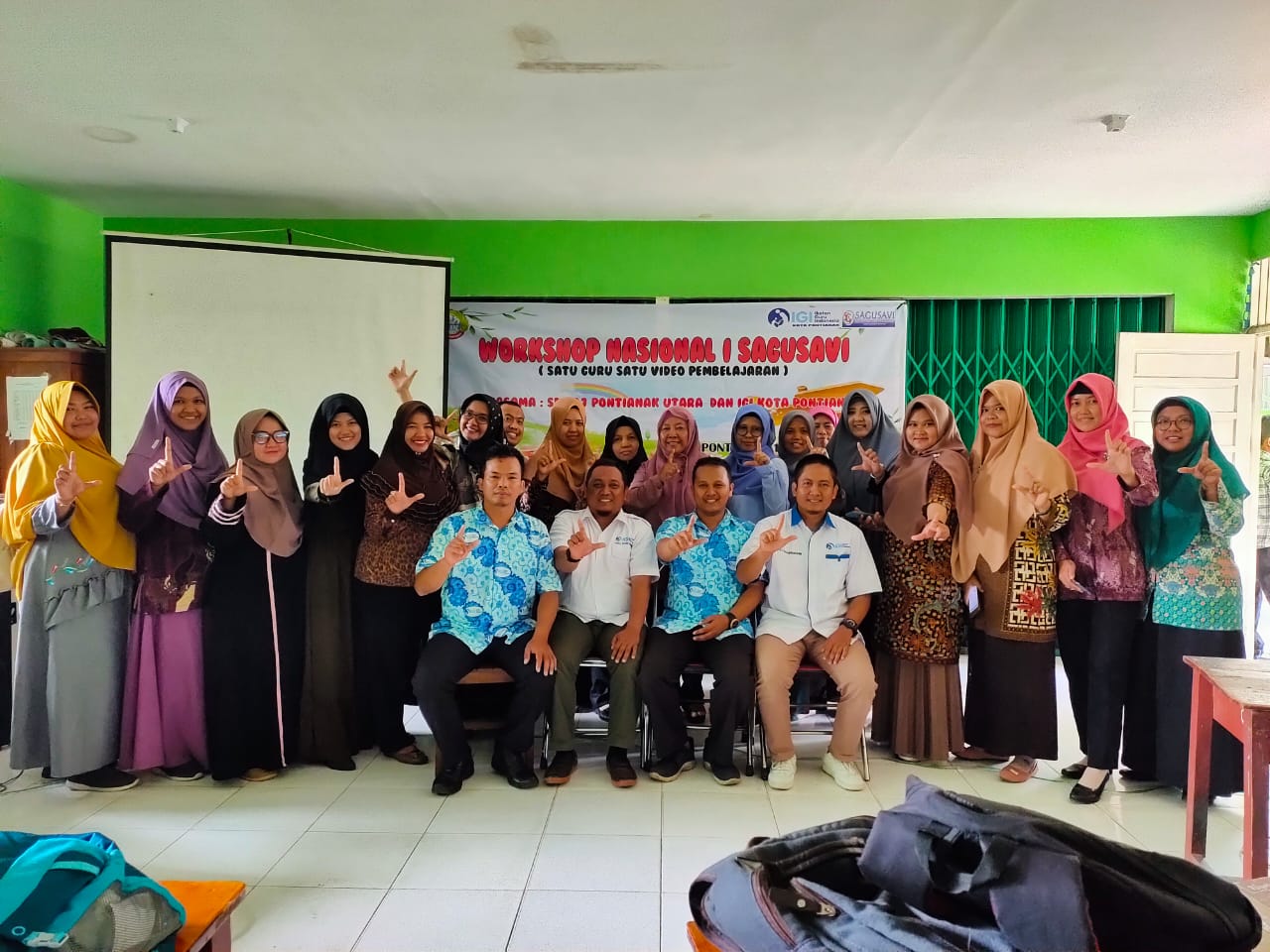 SDN 27 PONTIANAK UTARA GANDENG IGI ADAKAN WORKSHOP NASIONAL SAGUSAVI