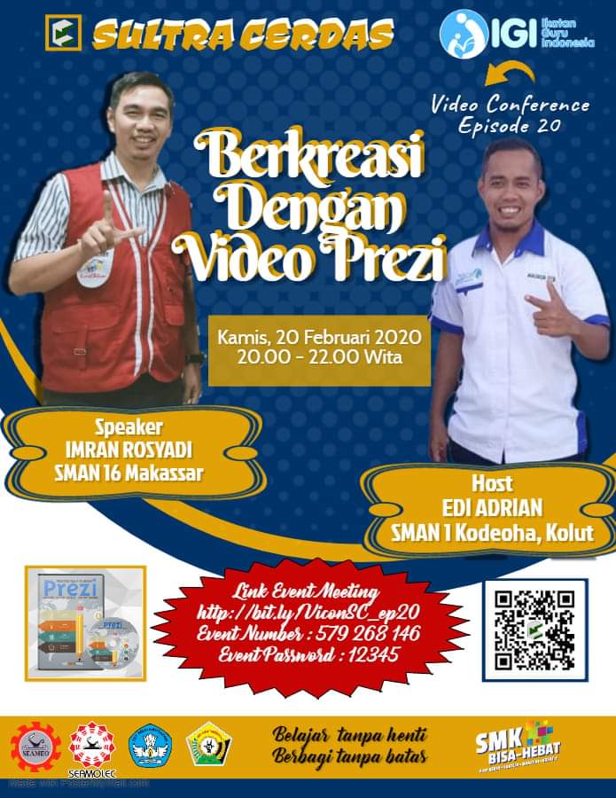 Sultra Cerdas Edisi 20: BERKREASI DENGAN VIDEO PREZI