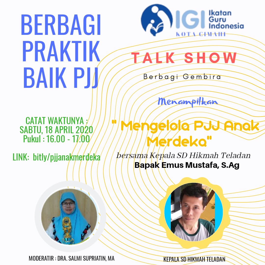 IGI Cimahi Gelar Talkshow "Mengelola PJJ Anak Merdeka"