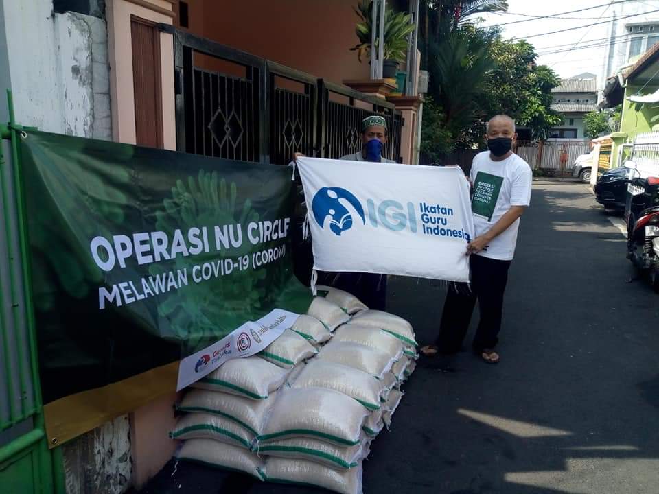 IGI DKI Jakarta Salurkan Bantuan NU Circle Untuk Masyarakat Terdampak Pandemi Covid-19