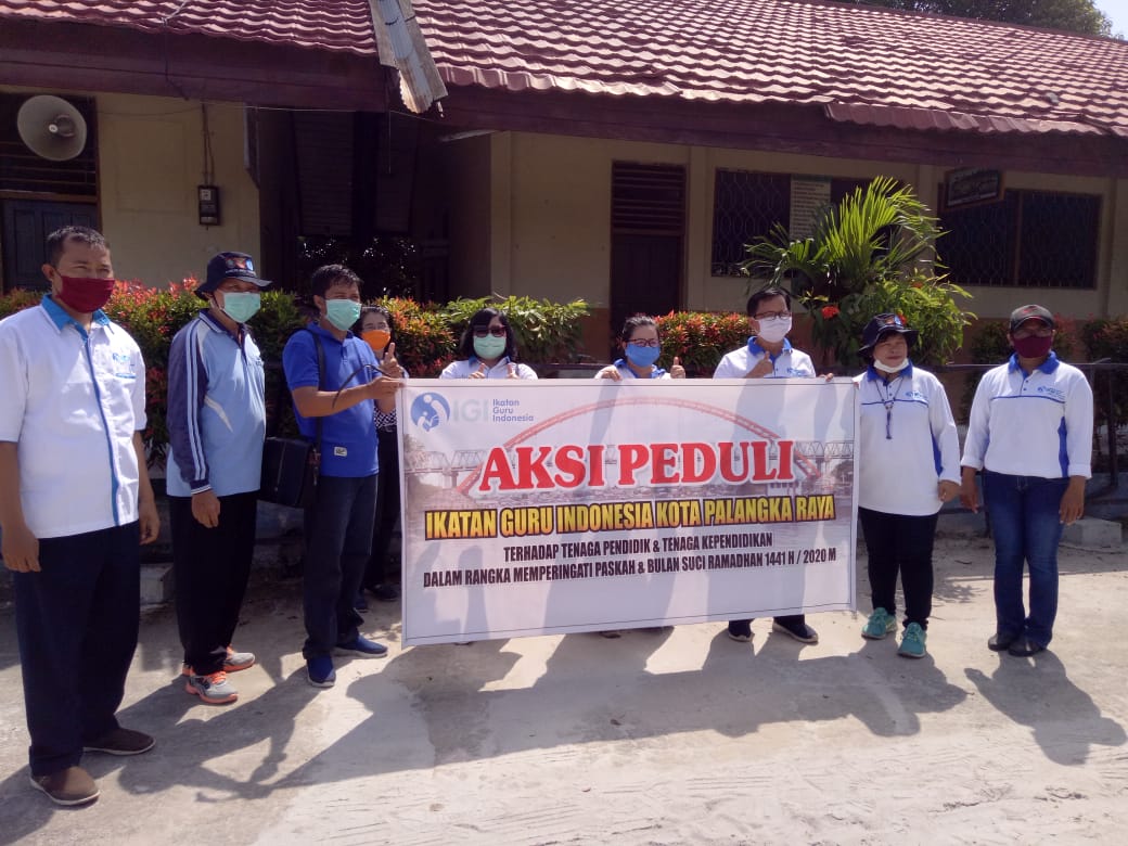IGI Kalteng Gelar Aksi Peduli Untuk Guru Honorer Di Tengah Pandemi Covid-19