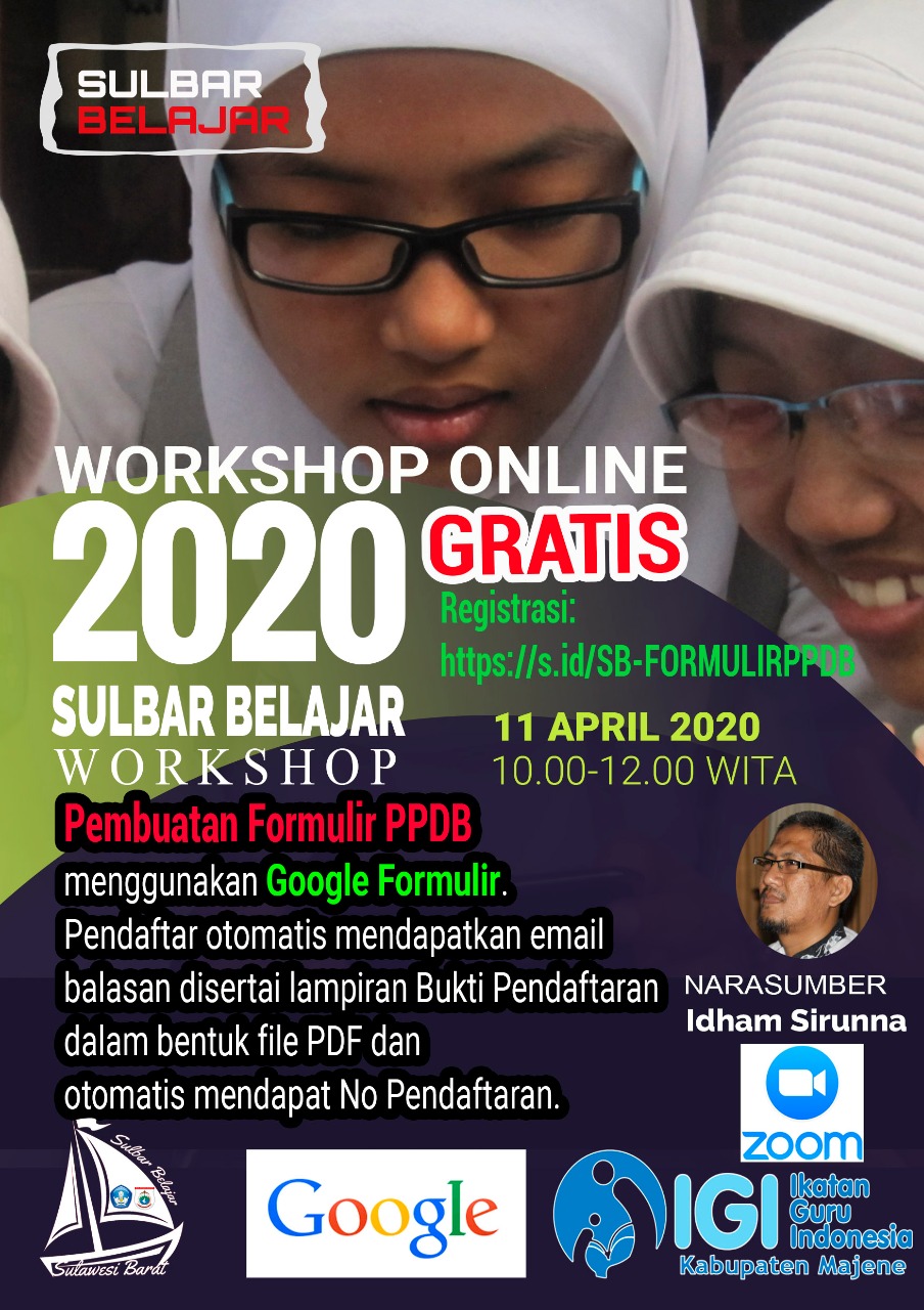 Sulbar Belajar IGI Majene; Workshop Pembuatan Formulir PPDB