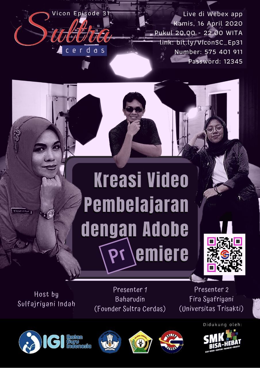Sultra Cerdas Ed. 32: Kreasi Video Pembelajaran Dengan Adobe Premiere