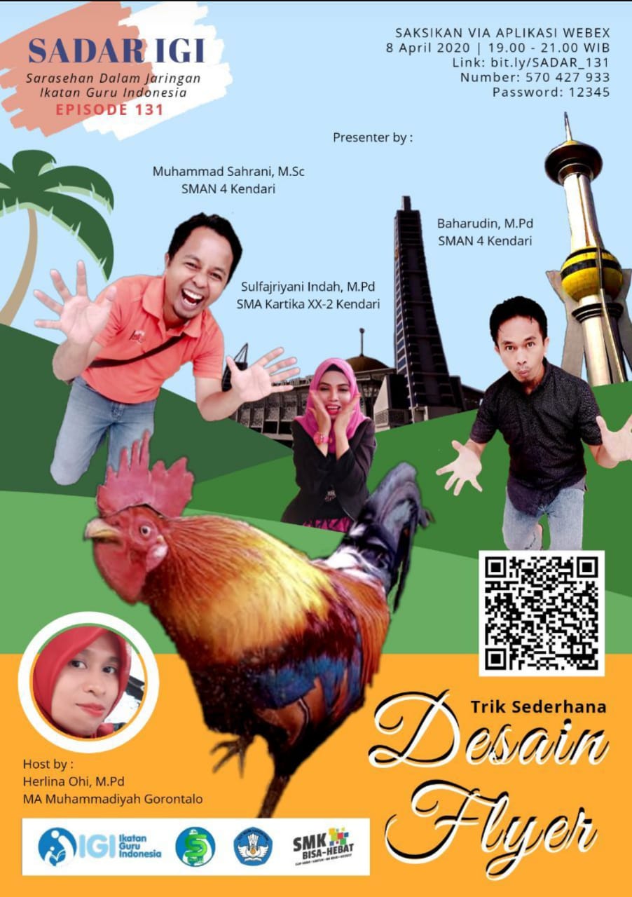 Sadar IGI Edisi 131; Trio Pembawa Pesan Unik, Trik Sederhana Desain Flayer