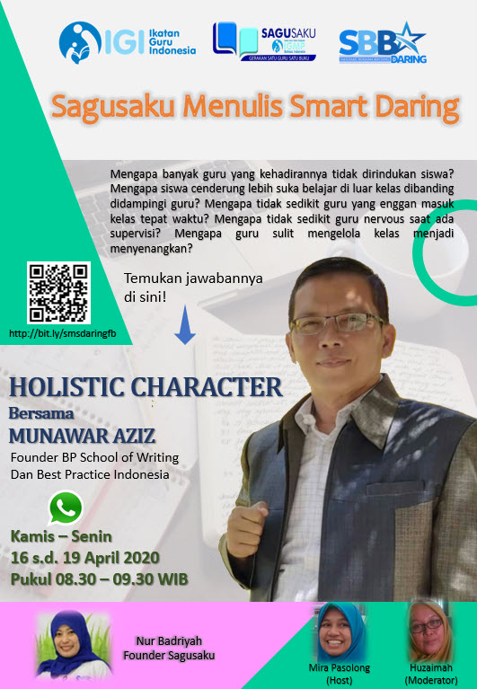 Sagusaku Menulis SMART Daring Bersama Munawar Aziz