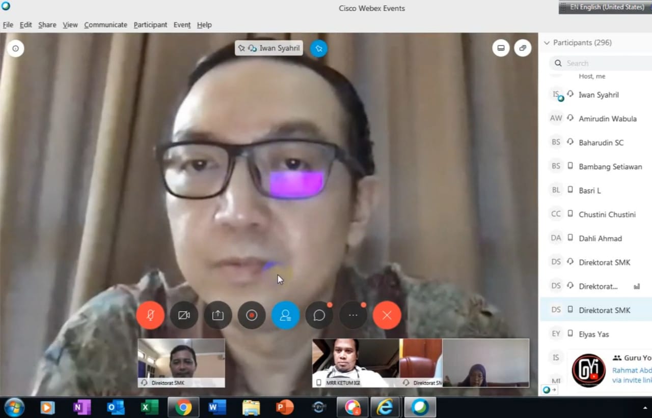 Ribuan Guru Ikuti â€œBincang Santaiâ€ Via Daring Bersama Dirjen GTK Kemdikbud dan Ketum IGI