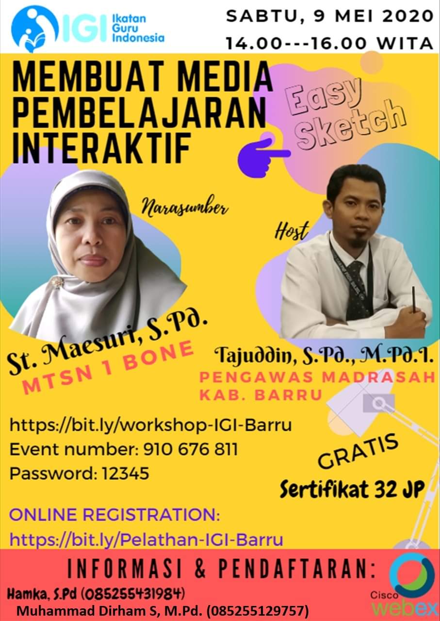 IGI Barru: Membuat Media Pembelajaran Interakatif