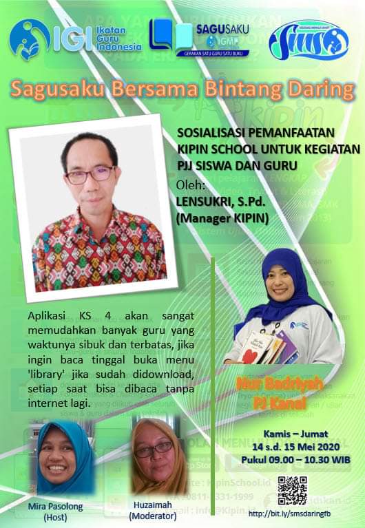 PROGRAM SAGUSAKU IGI GRATIS UNTUK SELURUH GURU PENULIS INDONESIA
