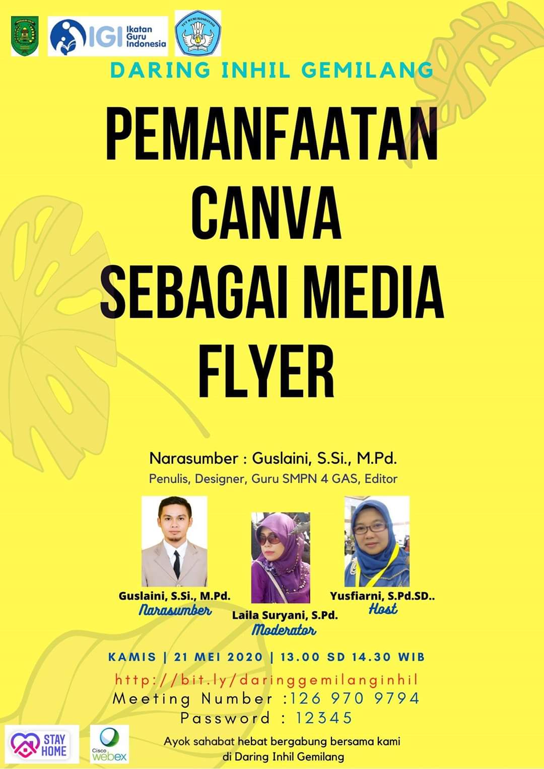 Daring Inhil Gemilang: "Pemanfaatan Canva Dalam Pembuatan Media Flyer"