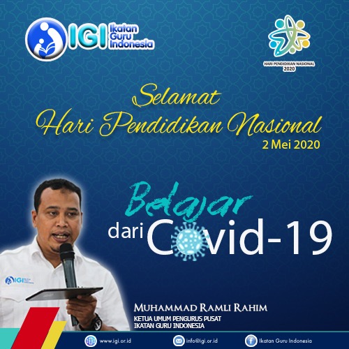 (Bagian #1) KEGIATAN IGI SELAMA MUSIM PANDEMI COVID-19 "Semarak Hardiknas 2020"